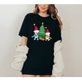 thumbnail image 3 of Moonlight Apparel Christmas Dog T-Shirt for Women Cute Holiday Graphic Tee with Santa Hat Christmas Tree Funny Pet Lover Xmas Shirt Casual Oversized Holiday Top, 3 of 6