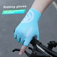 thumbnail image 3 of 1 Pair Riding Gloves Wear-resistant Cozy Breathable Thin Anti-slip Outdoor Sports Tool Comfortable Half-Finger Driving Lure Fishing Sunscreen Gloves for Unisex, 3 of 8