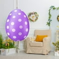 thumbnail image 3 of Decorative Eggs 1 X Easter Bunny Decoration Hanging Plastic Easter Hanging Decoration 50cm, 3 of 6