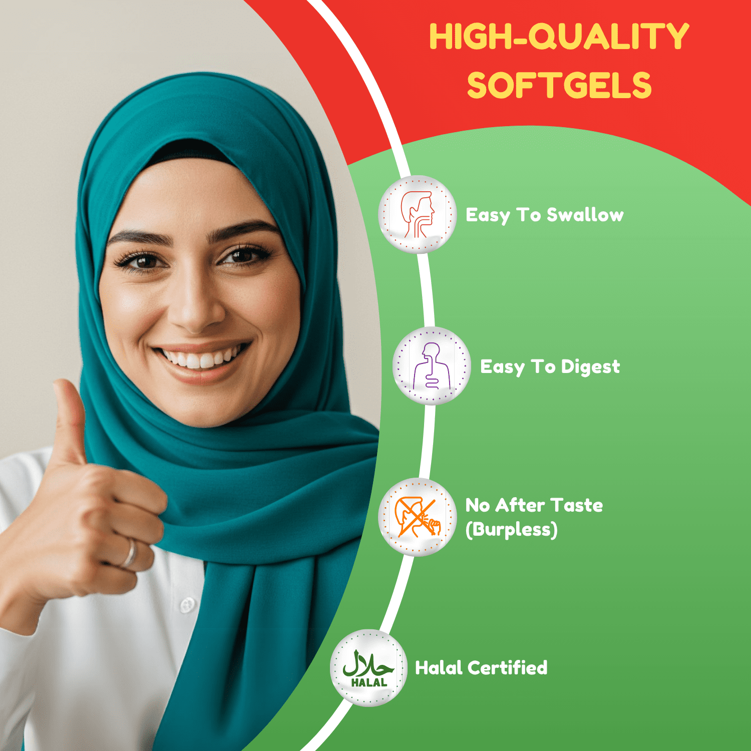 SHIFAA NUTRITION Vitamin D3 5000 IU Softgels, Halal, Non-GMO, 120 Ct – Supports Bone, Teeth, Muscle & Immune Health