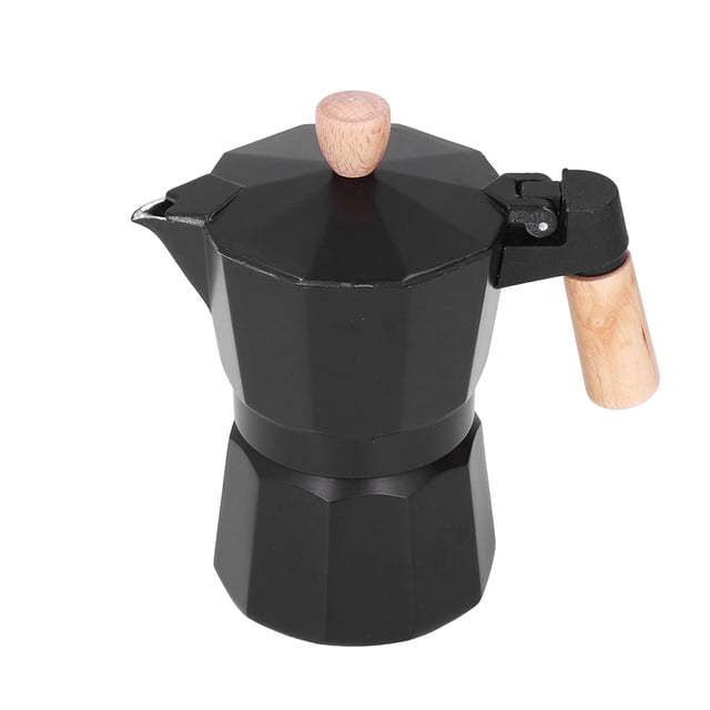 Stovetop Coffee Maker Octagonal Hand Brewed Coffee Pot for Camping Household Officefor 3 Cups