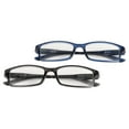 thumbnail image 4 of Bklyn, Windsor +2.50, Adult, Unisex, Plastic Reading Glasses & Pouches Value Pack , 2 Ea, 4 of 13