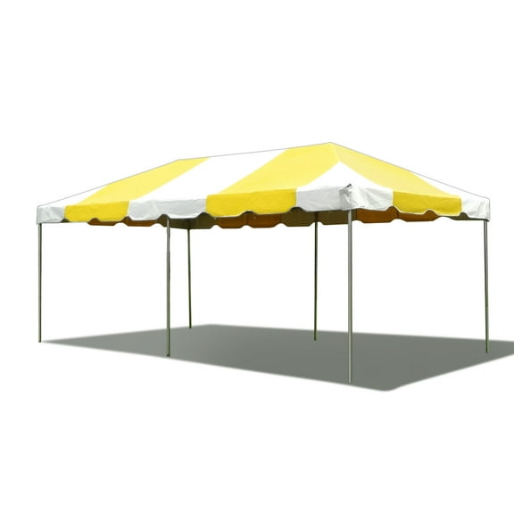 Party Tents Direct Weekender West Coast Frame Party Tent, Yellow, 10 ft x 20 ft