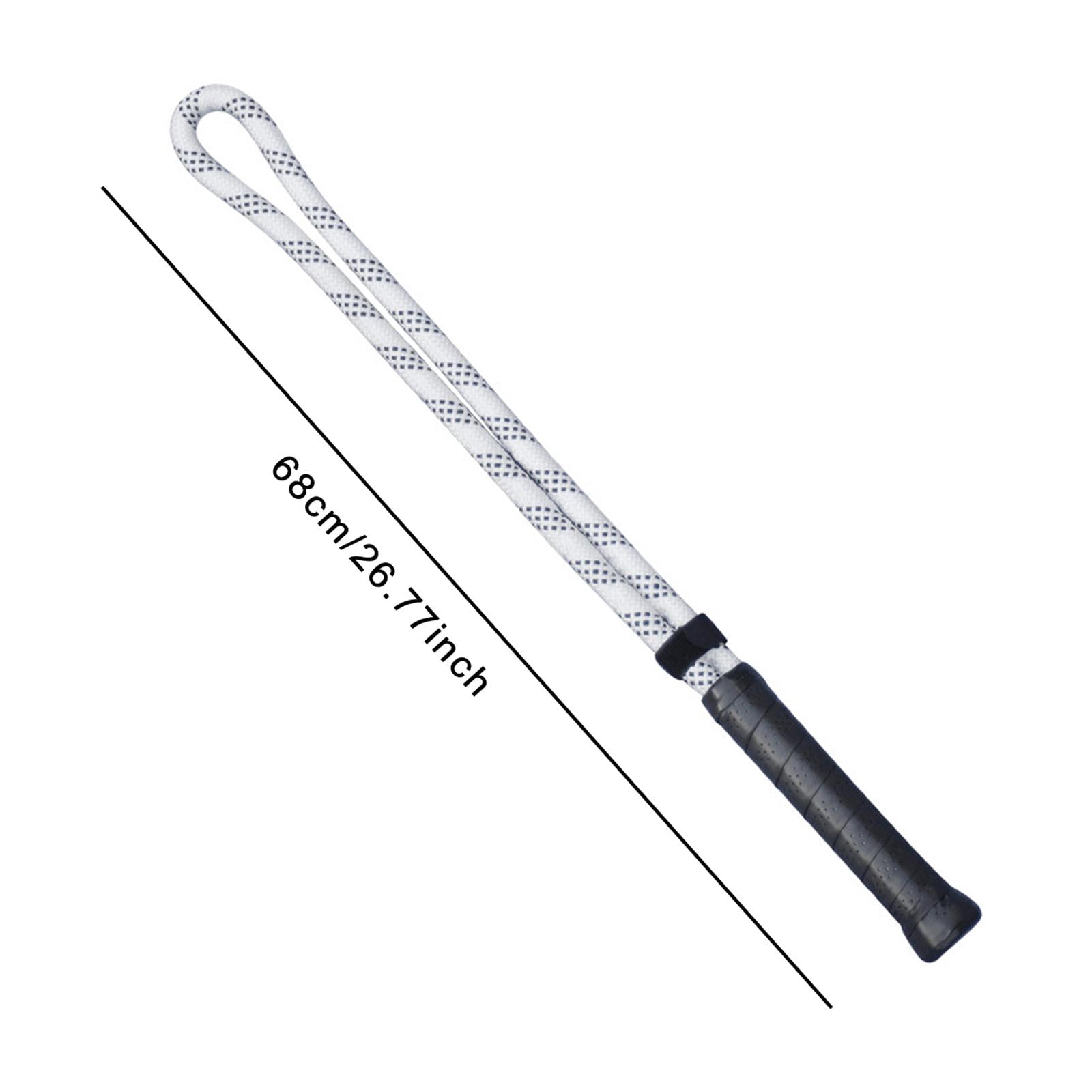 GARENDE Tennis Swing Rope Comfortable Grip Tempo Auxiliary Tool Tennis Serve Trainer white