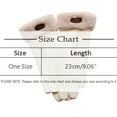 thumbnail image 4 of Winter Gloves Women Thermal Winter Fashion Fleece Lined Touch Screen Grey Gloves, 4 of 5