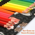 thumbnail image 4 of 72 Colored Pencils for Adult Coloring Book, Coloring Pencils Set, Artist Soft Core Oil based Color Pencil Sets, Included Sharpener, Handmade Canvas Pencil Wrap, Coloring Book, Erasers, 4 of 6