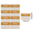 thumbnail image 2 of Unique Bargains Handwritten Name Gift Stickers 3.5"x2.25" 6 Pcs Yellow, 2 of 5