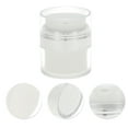 thumbnail image 5 of Unique Bargains 1 Pc Cream Jar Vacuum Bottle Travel Toiletry Containers 0.53oz Silver Tone, 5 of 6