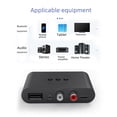 thumbnail image 5 of Receptor de música Bluetooth 5.2 Soporte para llamadas manos libres Bluetooth para automóvil NFC Adaptador de disco U para tarjeta TF, 5 of 5