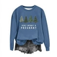 thumbnail image 4 of Prix Réduit! Aqestyerly Haut de Noël Grande Taille pour Femmes Col Rond Imprimé Lettres Manches Longues Mode Chandail en Molleton, 4 of 4