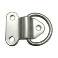 thumbnail image 4 of Folding Deck Pad Eyes Tie Down Cleat Lashing D Handle Universal Stainless Steel Marine Grade Tie Down Point Anchor for Marine Boat, 4 of 8