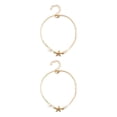 thumbnail image 4 of Tobillera Minnieouse Perla Durable Aleación de Oro y plata Estrella de mar Estilo simple, 4 of 6