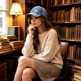thumbnail image 4 of Certgust Baseball Cap Women Womens Baseball Caps - Cute Baseball Hat Vintage Distressed Low Profile Embroidered Cotton Ladies Ball Ballcap, 4 of 5