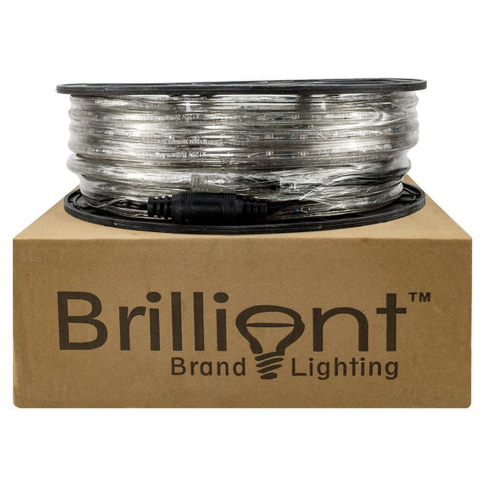 Brilliant Brand Lighting 2 Color Red & Green LED Rope Light - 120 Volt - 148 Feet - Indoor/Outdoor – Cuttable
