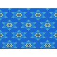 thumbnail image 1 of Ahgly Company Machine Washable Indoor Rectangle Transitional Blue Area Rugs, 5' x 7', 1 of 7