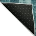 thumbnail image 3 of Addison Rugs Chantille Indoor/Outdoor Traditional Patchwork Teal Washable Round Rug, 8' x 8', 3 of 6