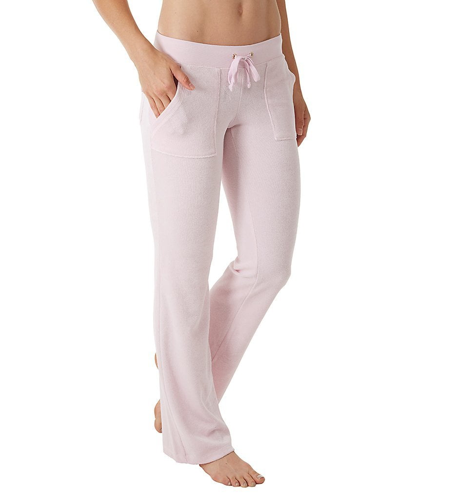 juicy couture wide leg velour pants