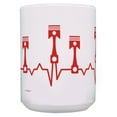thumbnail image 3 of ThisWear Funny Coffee Cups Piston Heartbeat Car Themed Coffee Mug Gifts for Car Lovers Car Enthusiast Accessories Mechanic Mug 2 Pack 15oz Coffee Mugs, 3 of 4
