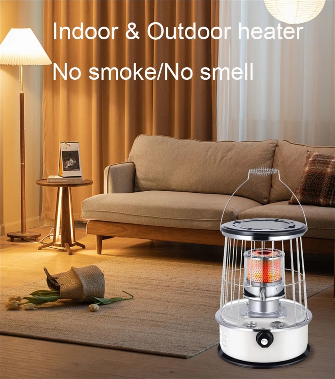 Portable Oil Stove For Indoor And Outdoor Use Kerosene Heater With Gas Solar Power Source Camping Accessories ,Heating Fast