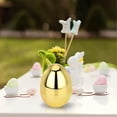 thumbnail image 6 of Fillable Metallic Easter Egg, Large 6 Inch Empty Plastic Surprise Eggs, Easter Themed Hunt Rewards Basket Stuffers Fillers Filling Treats Party Favor, 1 Pcs, 6 of 9