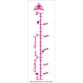 thumbnail image 4 of Princess Crown Growth Chart Wall Vinyl Sticker Decal 2'-5' to Measure Child's Growth - Hot Pink, 4 of 4