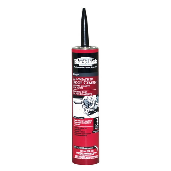 Black Jack All-Weather Plastic Roof Cement Tube, 10 Oz.