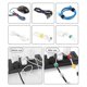 thumbnail image 5 of 100 Pcs T-type Wire Tie for Charging Cable Multifunctional Cable Management Belt for Charging Cables, 5 of 5