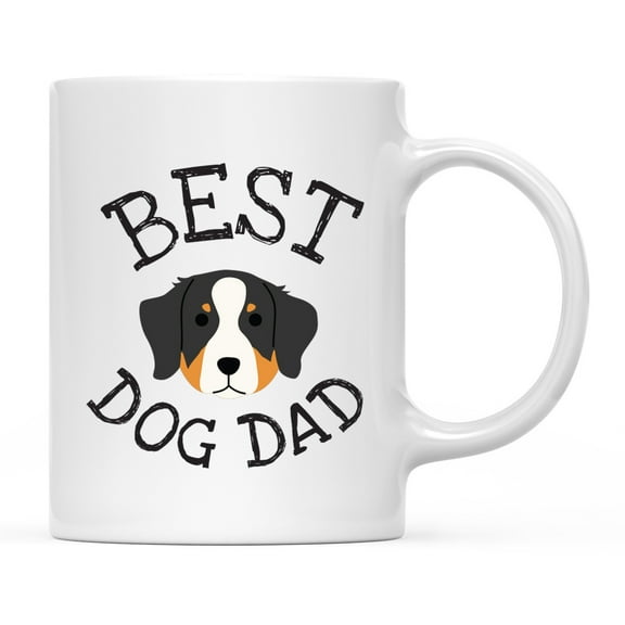 Koyal Wholesale Best Dog Dad Ceramic Coffee Mug, Golden Retriever