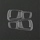 thumbnail image 4 of For S2000 2000-2009 Soft Carbon Fiber Inner Door Handle Cover Trim Sticker Car Interior Accessories, 4 of 5
