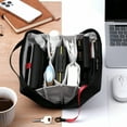thumbnail image 7 of GASTROPOD 2026 New Tech Pouch,Electronic Organizer Travel Case,Portable Waterproof Travel Storage Bag for Charger,Power Bank,Hard Drive,Cords,Removable Card Slots for Usb Adapter,Black, 7 of 7
