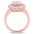 thumbnail image 4 of Everly Women's Morganite Rose Gold Plated Ring, 4 of 7