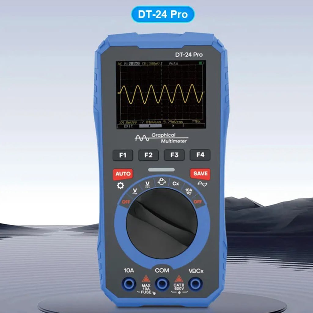 Digital Multimeter & Oscilloscope Tool Observation Area 49x36.7mm Portable for Laboratory Experiments Electrical Testing