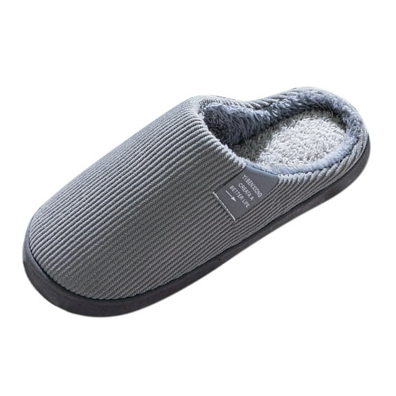 Gubotare House Slippers for Woman Slippers for Women House Shoes: Fuzzy Memory Foam Comfortable Bedroom Womens Slippers Winter Warm Non Slip Indoor Outdoor Shoes Size 9 (Grey,9)
