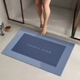 thumbnail image 6 of 1* Floor Mat Clearance! Bath Mat Rubber Bath Mats Quick Drying Non Slip Bathroom Mat Super Absorbent Bath Mat Instant Dry Bathroom Rug in Front of the Kitchen Sink Shower Room Bathtub Square Carpet, 6 of 6
