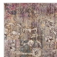 thumbnail image 5 of SAFAVIEH Bristol Kingsley Overdyed Floral Polyester Area Rug, Pink/Grey, 4' x 6', 5 of 7