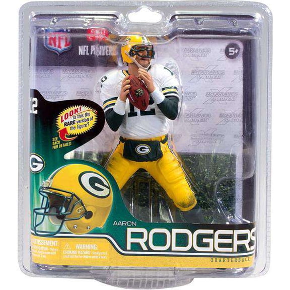 NFL Aaron Rodgers White Jersey Action Figure