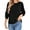 1Black, variant on Ultra Soft Textured Sweatshirt for Womens Relaxed Fit Athletic Stretch Pullover Sweater Blouses Velvet Knit Sweater Shirts Baggy Boho Spring Tops
