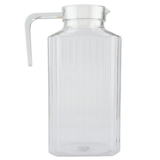 Haofy Acrylic Pitcher, Small Plastic Pitcher Juices Pitcher, Transparent  Water Jugs Broken Resistant Beverage Jugs, Storing Milk Juices Tea  Lemonade