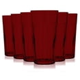 thumbnail image 2 of TableTop King 16 oz Jumbo Cooler Glasses, Libbey Full Accent, Red - Set of 6, 2 of 2