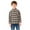 Blue#1, variant on SERTG Kids Checkered Lapel Shirt with Pocket Classic T-Shirt Boys Girls Long Sleeve Spring Fall Winter Warm Comfortable Button Down Top(Red#1,10-11 Years)