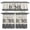 Black, variant on Farmhouse Home Kitchen Curtains,Kitchen Curtains and Valances Set of 3,Black Plaid Vintage Wood Grain Butterfly Light Filtering Tier Curtain 36 Inch Length Drapes for RV Cafe Bathroom Bedroom