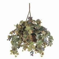 Nearly Natural 6026 All Season Grape Leaf Hanging Basket