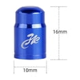 thumbnail image 5 of Pebbuoy 2Pcs Bike Tire Valve Stem Caps Dust-proof & Leak-proof Tire Air Valve Aluminum Alloy Cover Universal for Mountain Bikes Road Bike Motorcycles Bicycles, 5 of 7