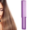 thumbnail image 4 of Pocket Comb, Not Stick Hair Comfortable  Delicate Rounded Comb Teeth Haircut Comb  For Hair Salon Purple, 4 of 8