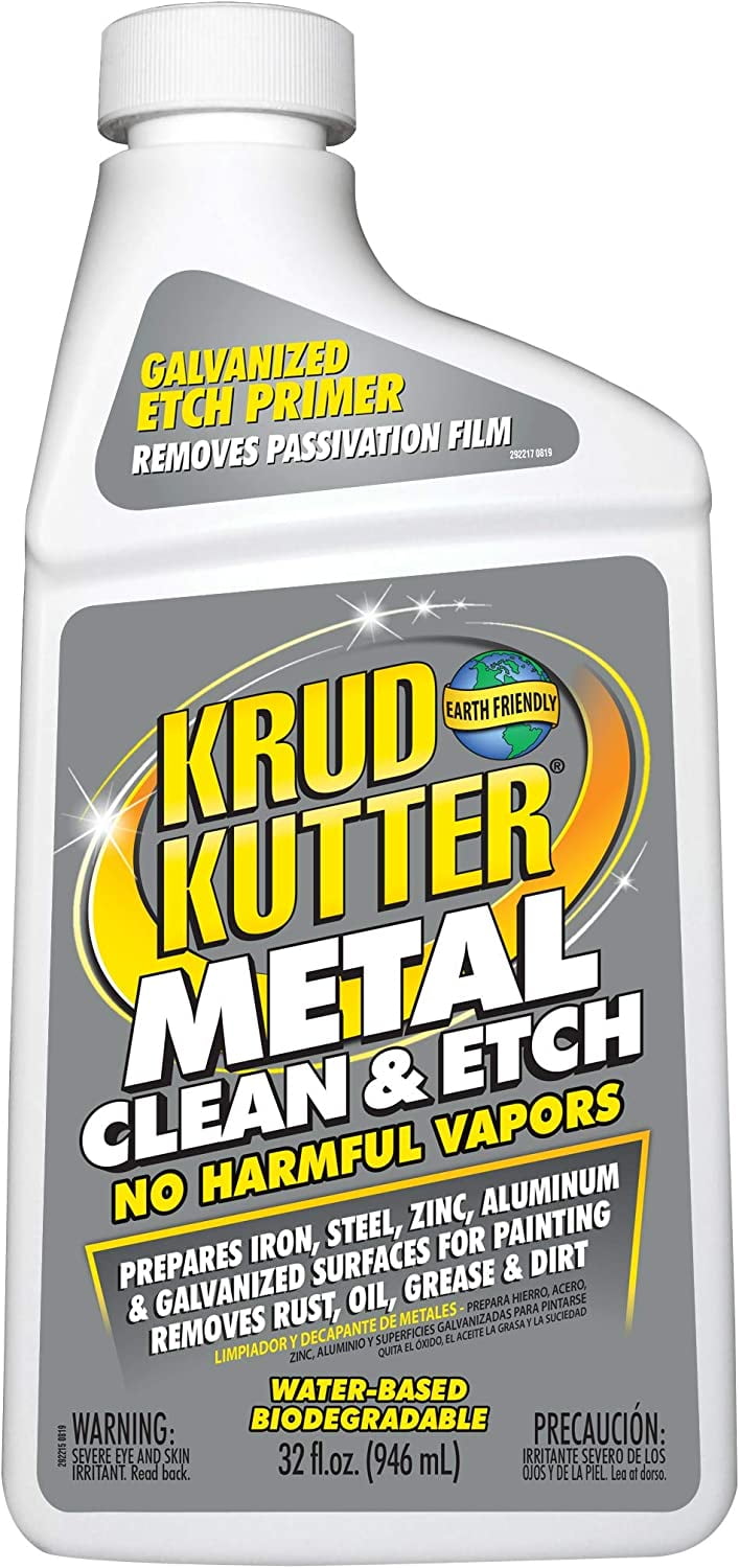 Krud Kutter ME32 Galvanized Metal Clean and Etch, 32Ounce