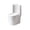 Gloss White 02, variant on One-Piece Toilet for Bathrooms,Modern Toilet Elongated Bowl with Soft Close Seat,1.1/1.6 GPF,Pink 02