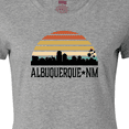 thumbnail image 4 of Inktastic Albuquerque New Mexico Skyline Women's T-Shirt, 4 of 5