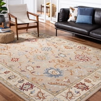 Safavieh Heritage Luvina Floral Wool Area Rug, Brown/Beige, 8' x 10'