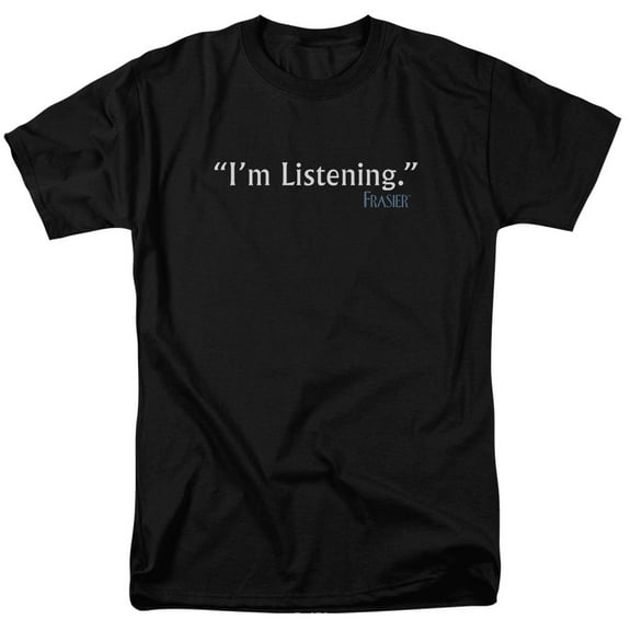 Frasier Im Listening Adult 18/1 T-Shirt Black