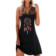 thumbnail image 1 of Vestidos de chaleco de encaje de playa estampados sin mangas casuales de moda de verano para mujer Fridja  hj4041, 1 of 5